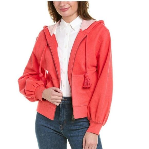 CAbi Deluxe Hoodie in Tangerine Orange,sz Small - Picture 1 of 15